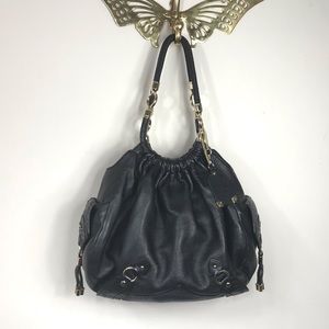 Cole Haan black leather handbag